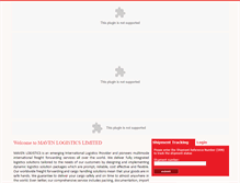 Tablet Screenshot of mavenlogistics.com